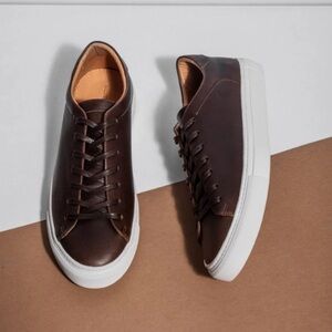 Beckett Simonon Reid golf‎ Sneaker pull on size 13 brown leather distressed